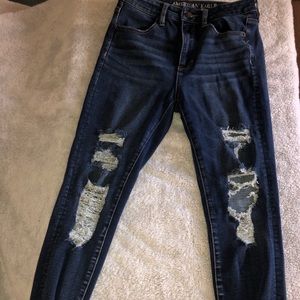 American Eagle ripped jeans